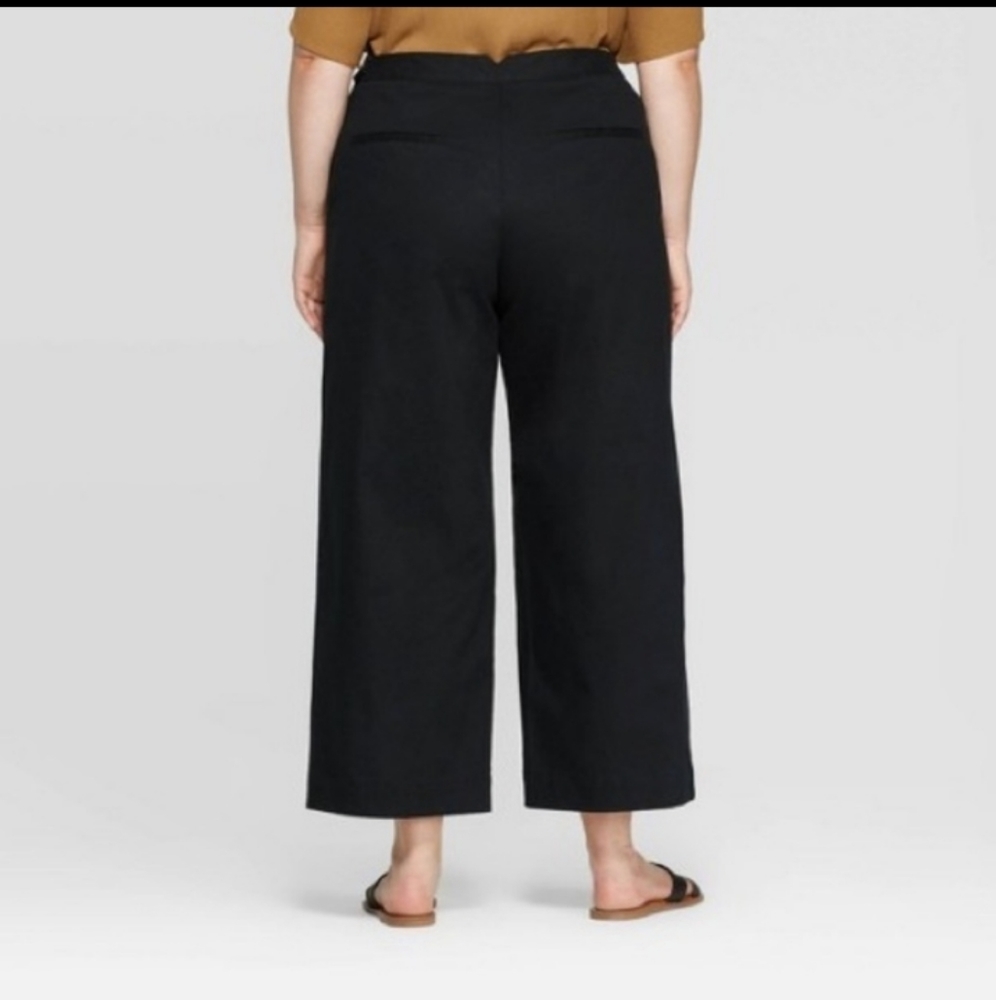 NEW! Prologue Hi-Rise Wide leg Cropped Pants - Picture 3 of 6